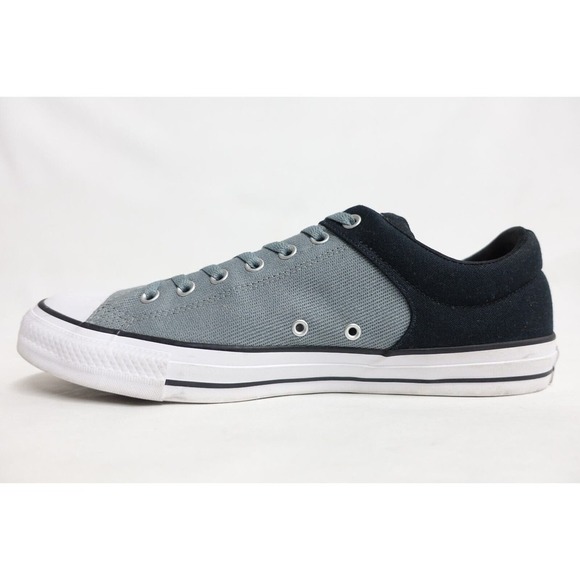 CONVERSE Men Chuck Taylor All-Star High Street 13 Grey/Black Canvas 163217F - Picture 7 of 10